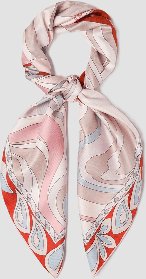MARELLA foulard reversibile donna rosa-arancio - 2