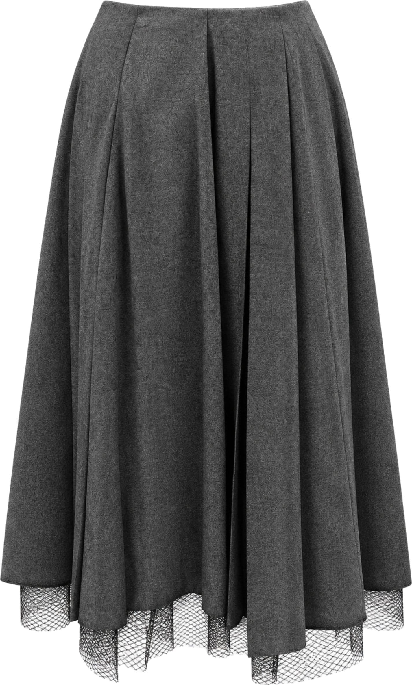 PHISIQUE DU ROLE SKIRT WHIT BLACK  FLANELLA - 2