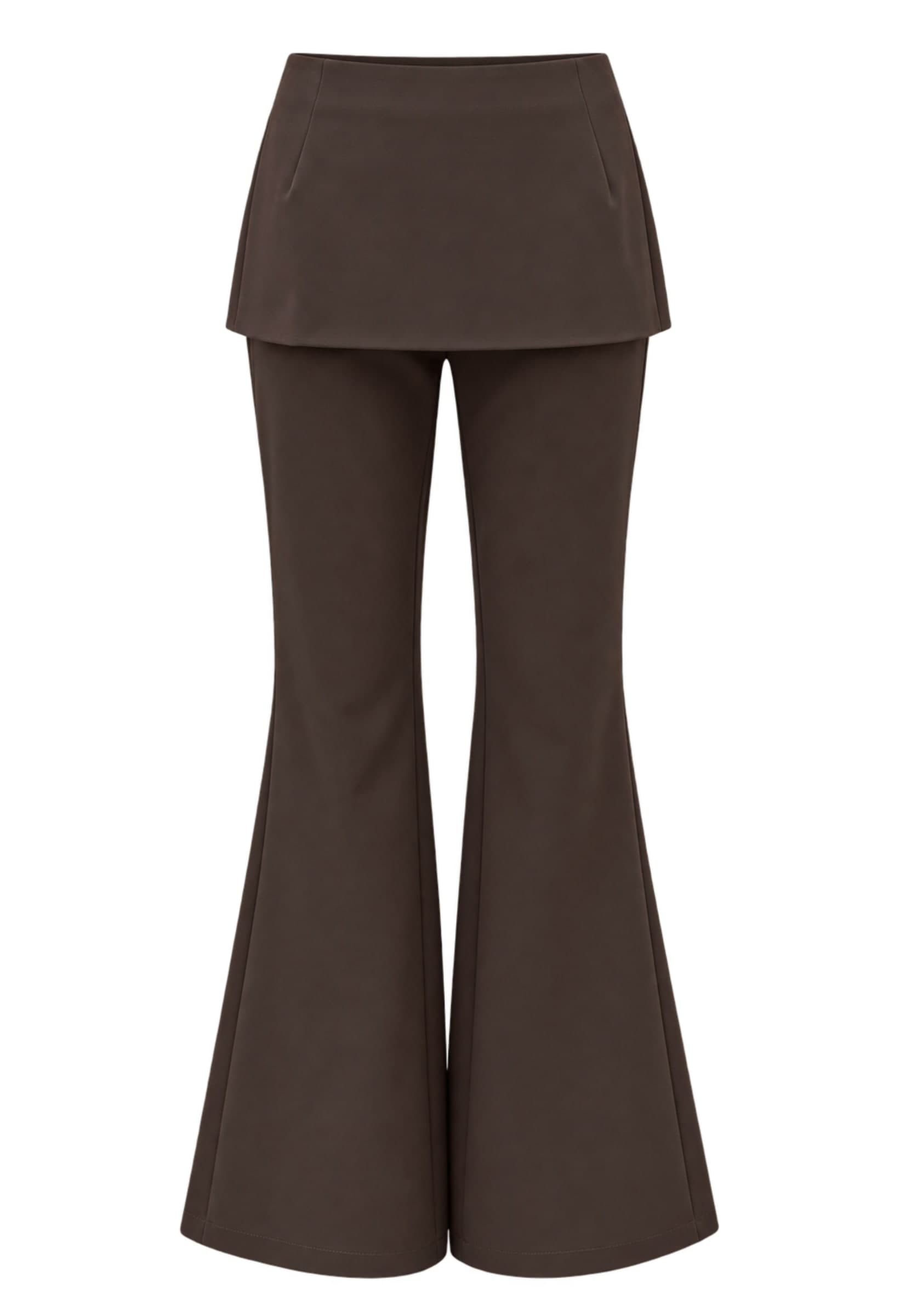 ELEH PANTALONE  FANGO CON PANNELLO - 2