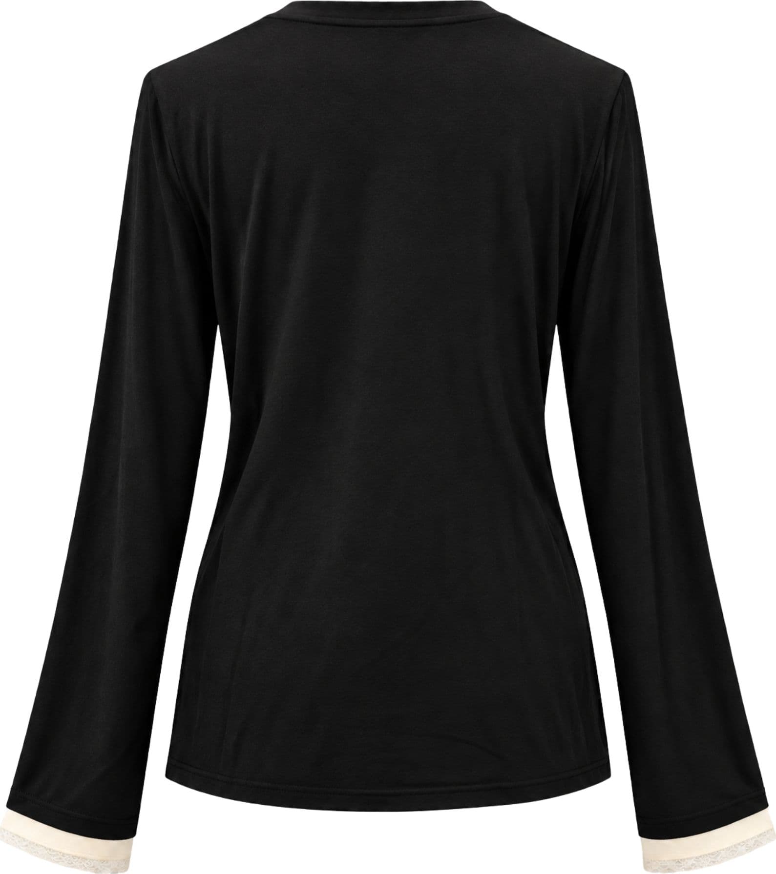 ELEH MAGLIA  DOPPIO POLSINO PANNA - 2