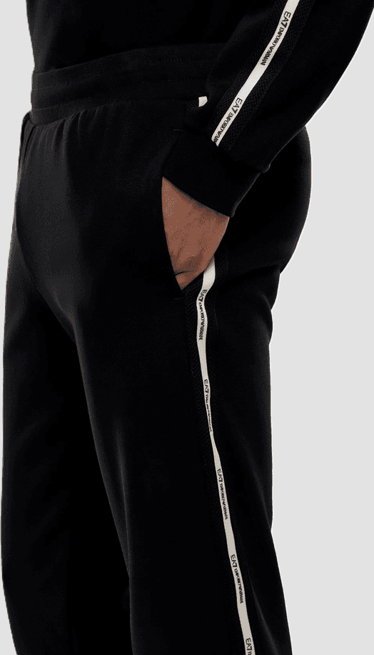 EA7 pantalone jogger uomo nero - 3