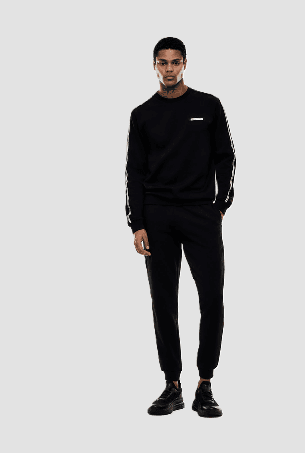 EA7 pantalone jogger uomo nero - 5