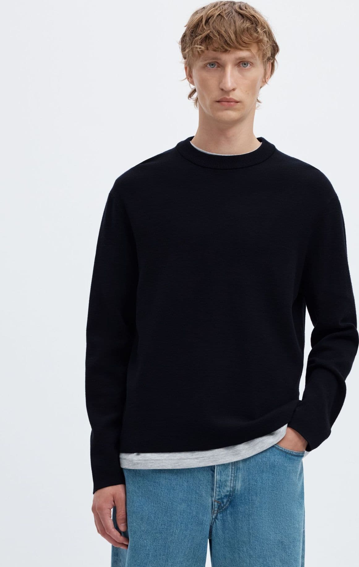 SELECTED Maglia Uomo Selected TELLER FN CREW NECK - 2