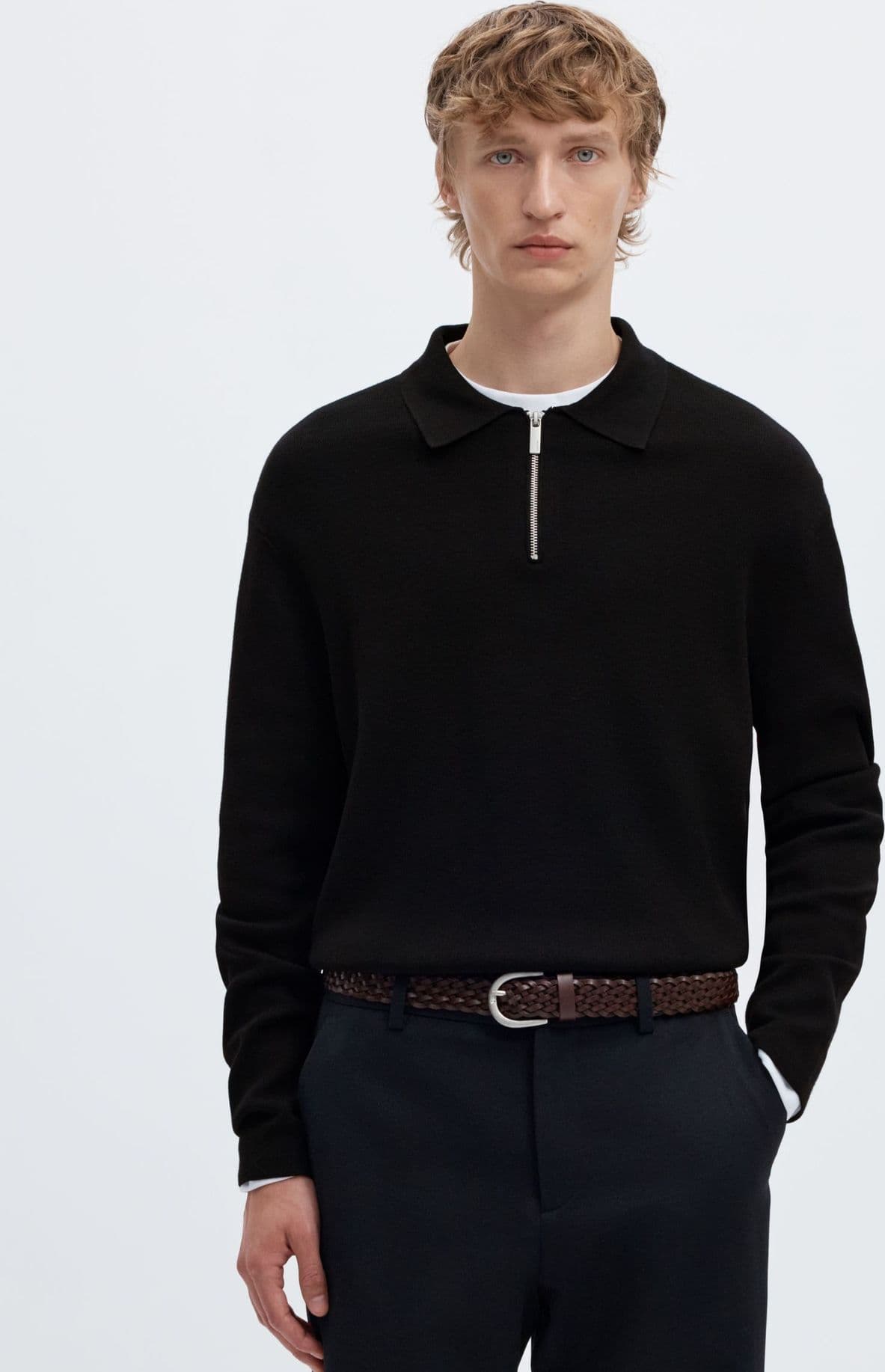 SELECTED Polo Uomo Selected TELLER FN HALF ZIP - 2