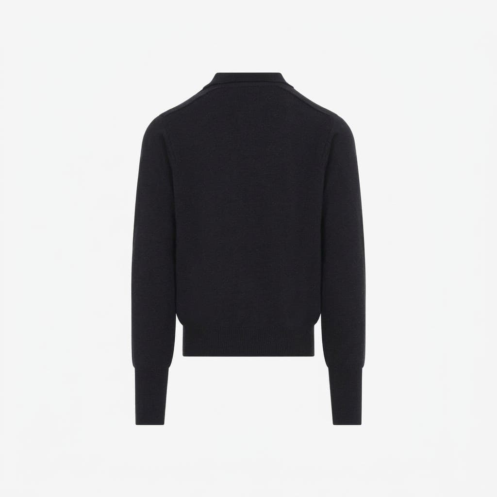 STUDIO NICHOLSON SARK KNIT POLO - 3
