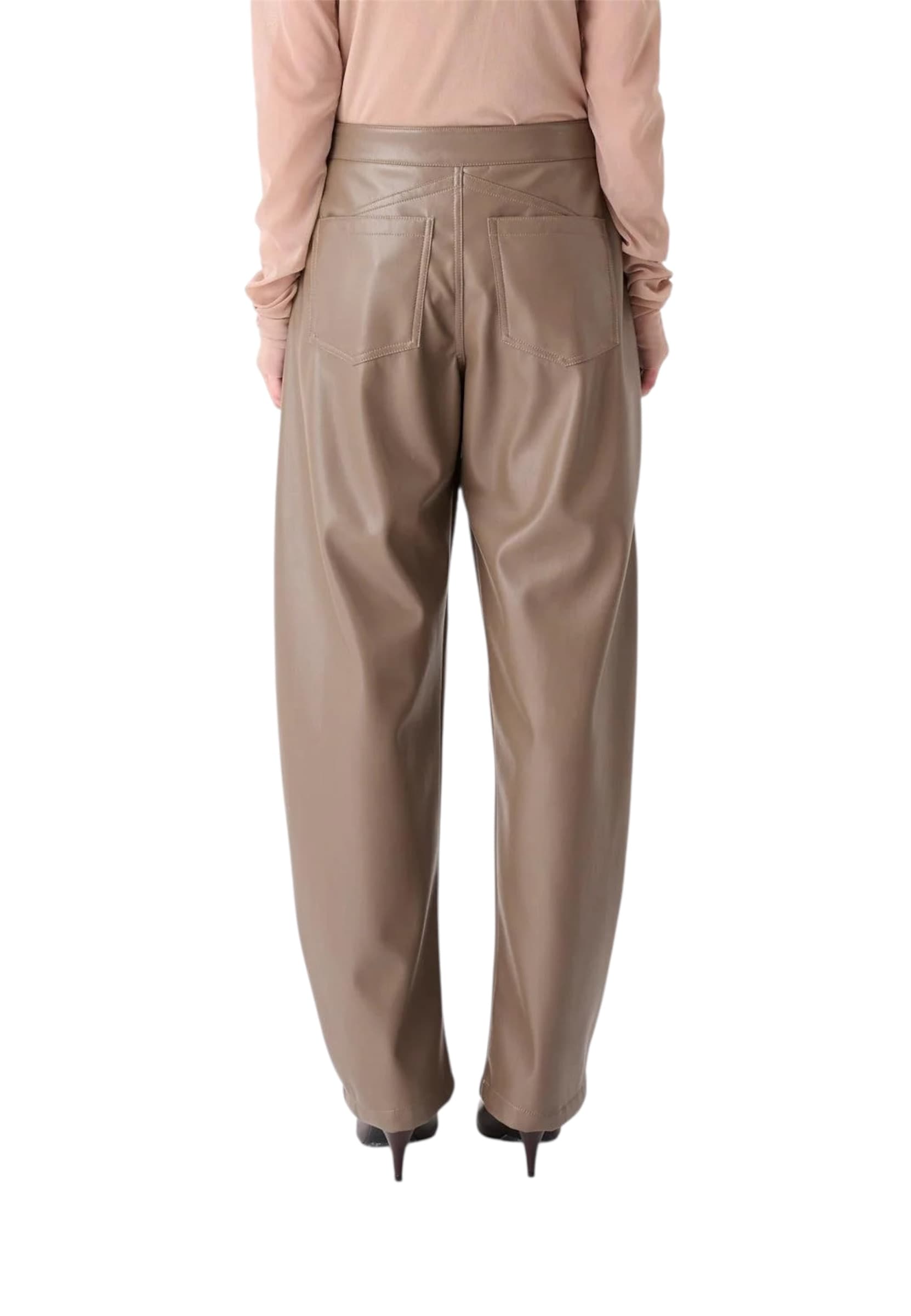 MEIMEIJ Pantalone barrel Donna  in ecopelle - 2