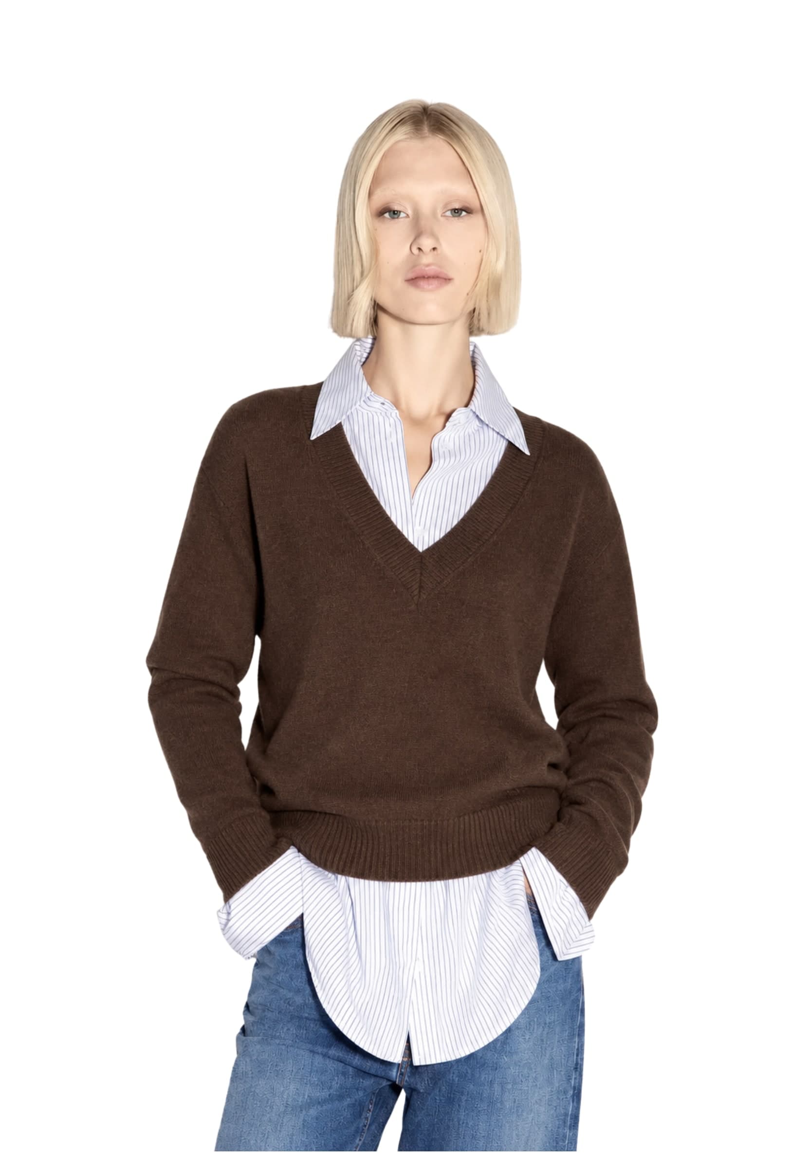 AKEP MAGLIONE SOFT NINA Akep SCOLLO A V - 2