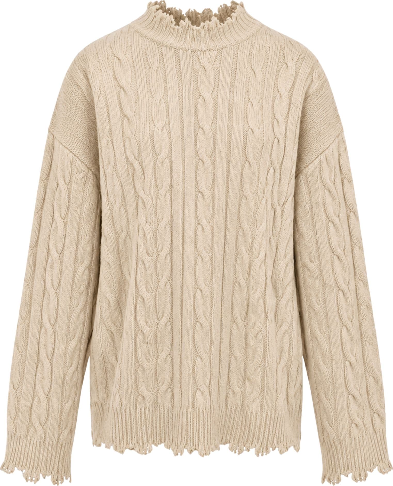 AKEP Pullover girocollo Akep a trecce - 2