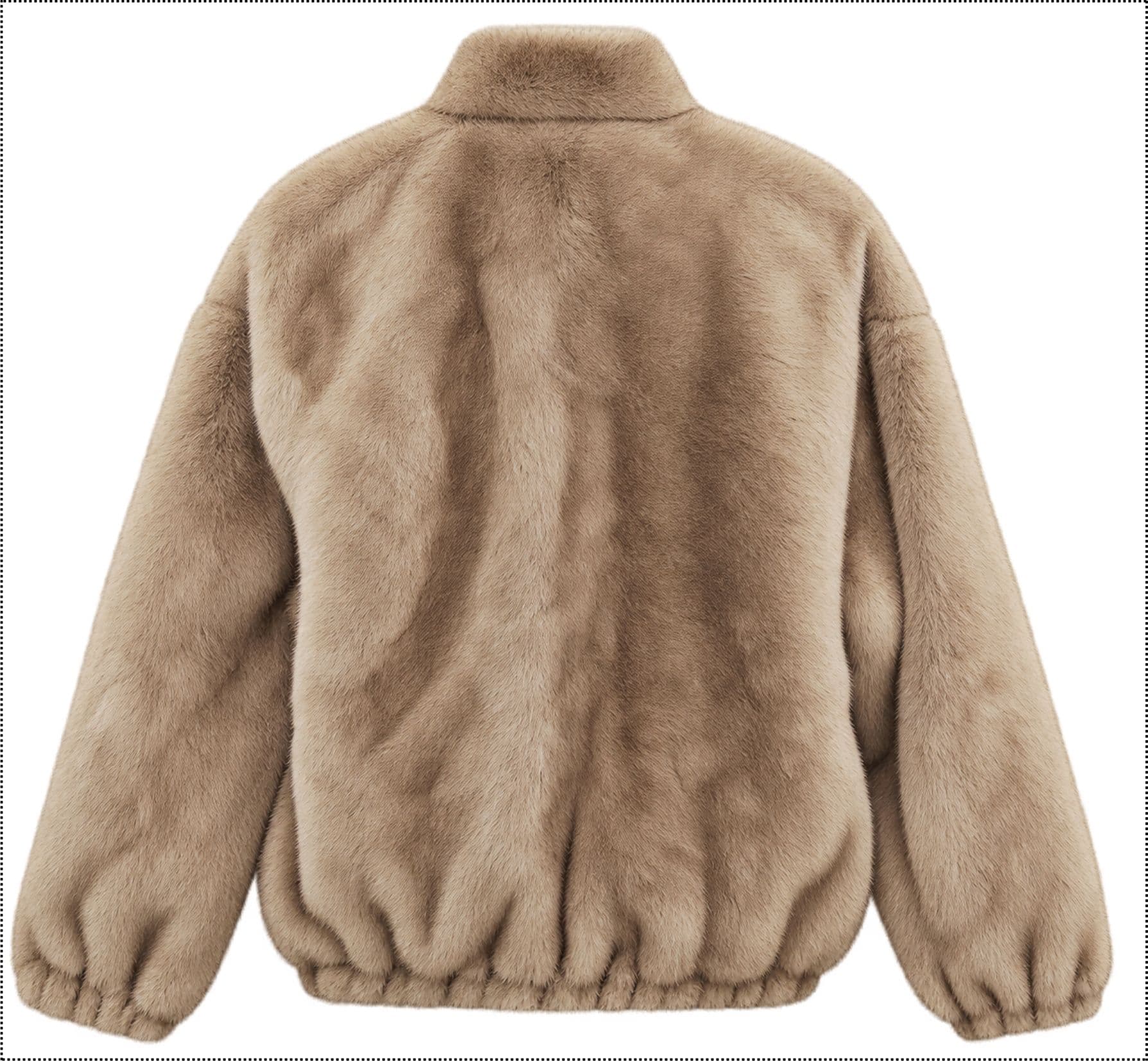 ZOE PARIS OVERSIZE BOMBER CON ZIP  PELLICCIA SINTETICA - 2