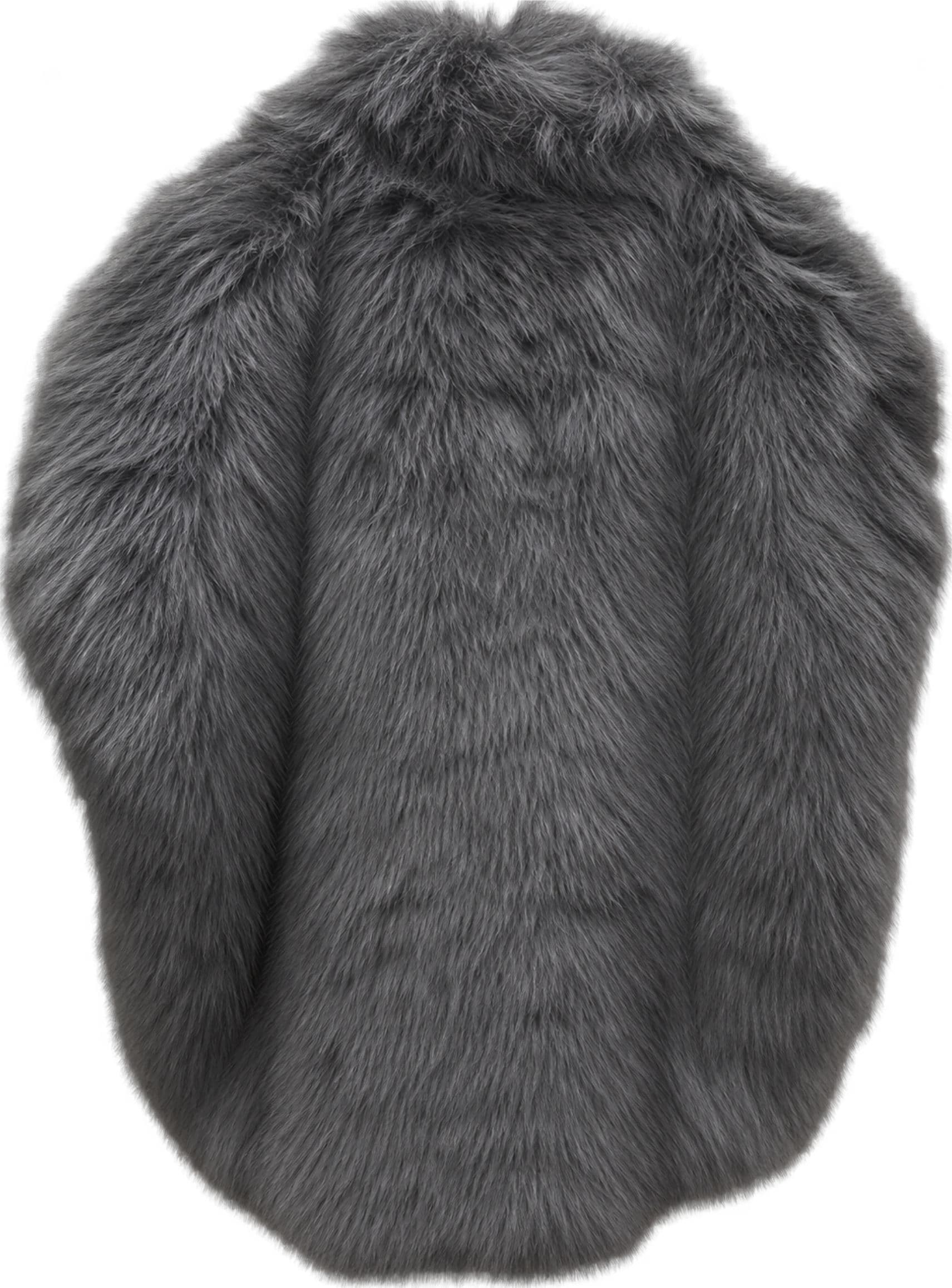 ZOE PARIS GILET OVERSIZE COLLO A REVERSE  PELLICCIA SINTETICA - 2