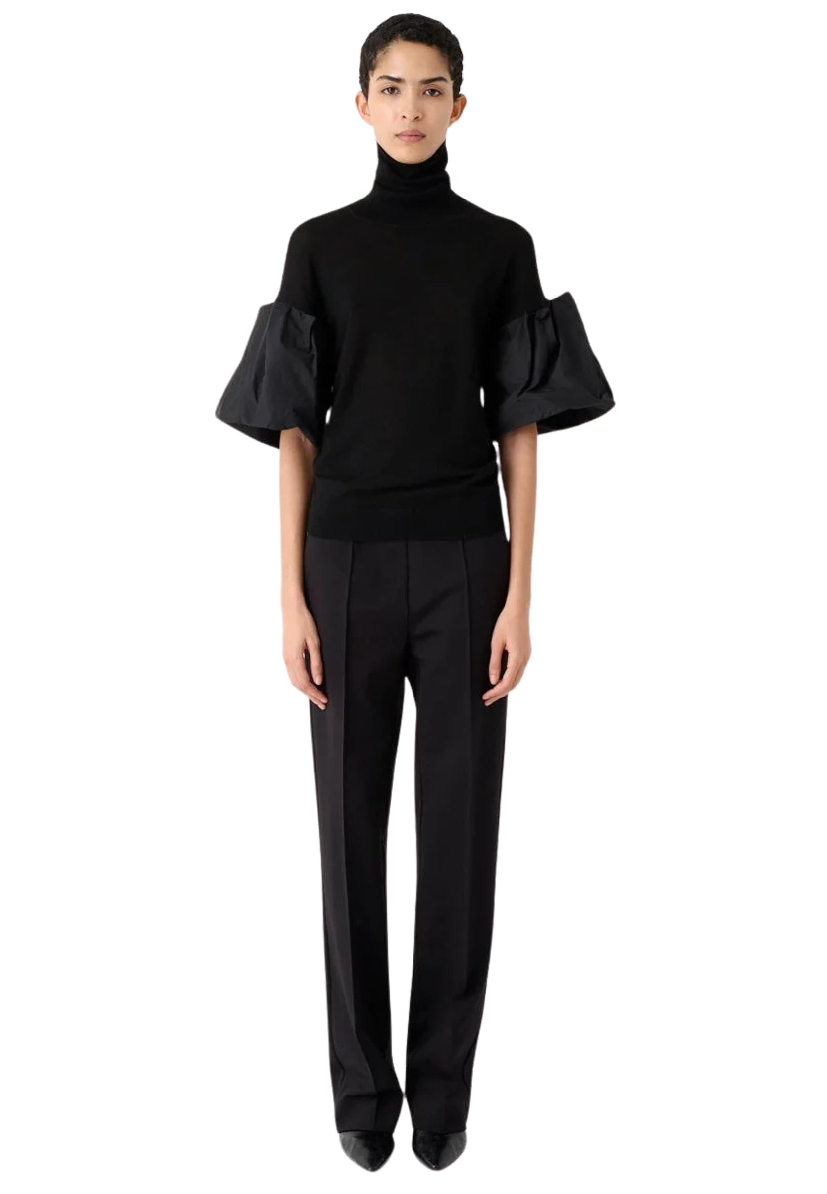 MEIMEIJ PANTALONE GAMBA DRITTA IN PUNTO MILANO - 2