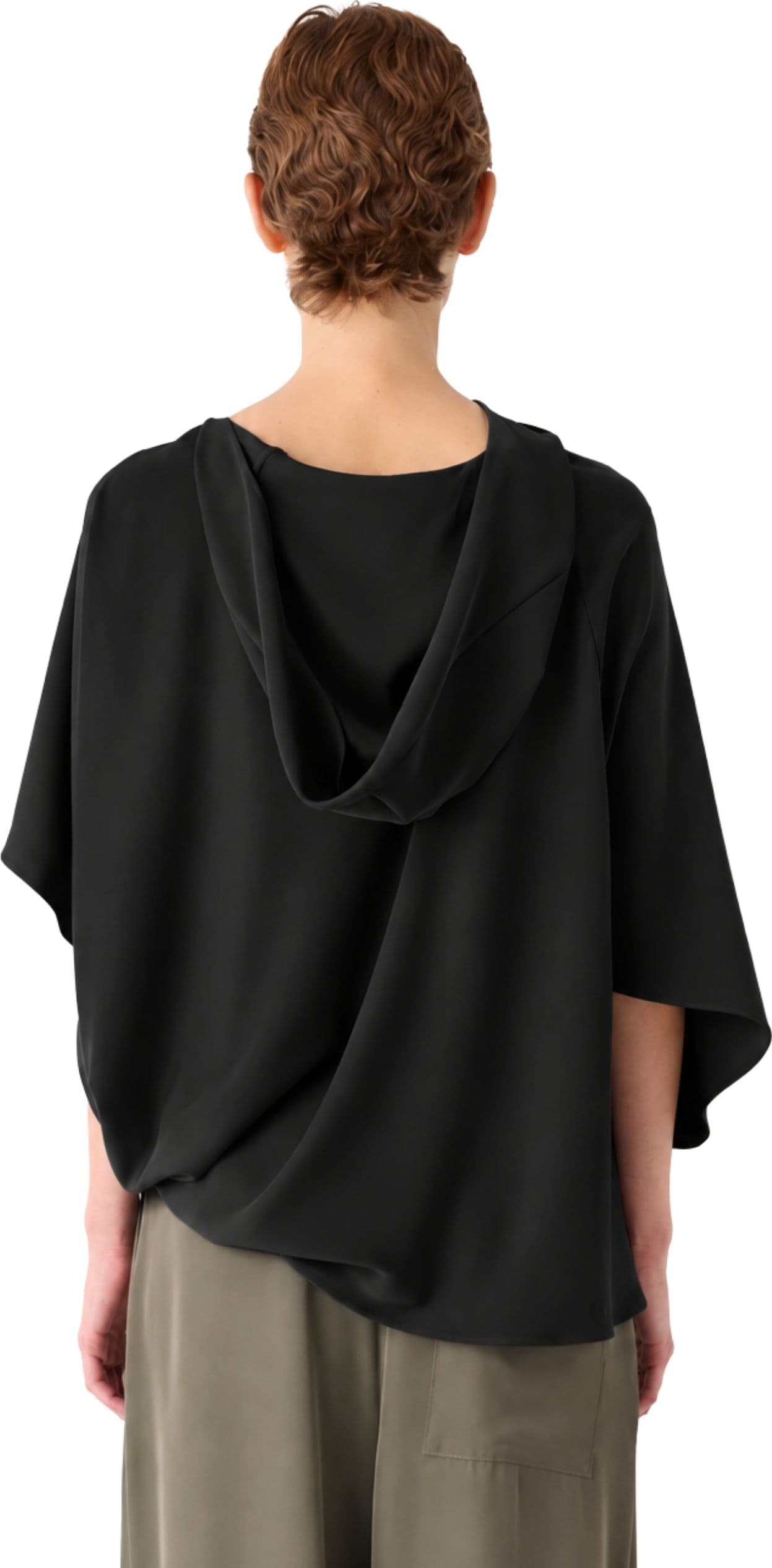 MEIMEIJ BLUSA A PALLONCINO IN CREPE - 3