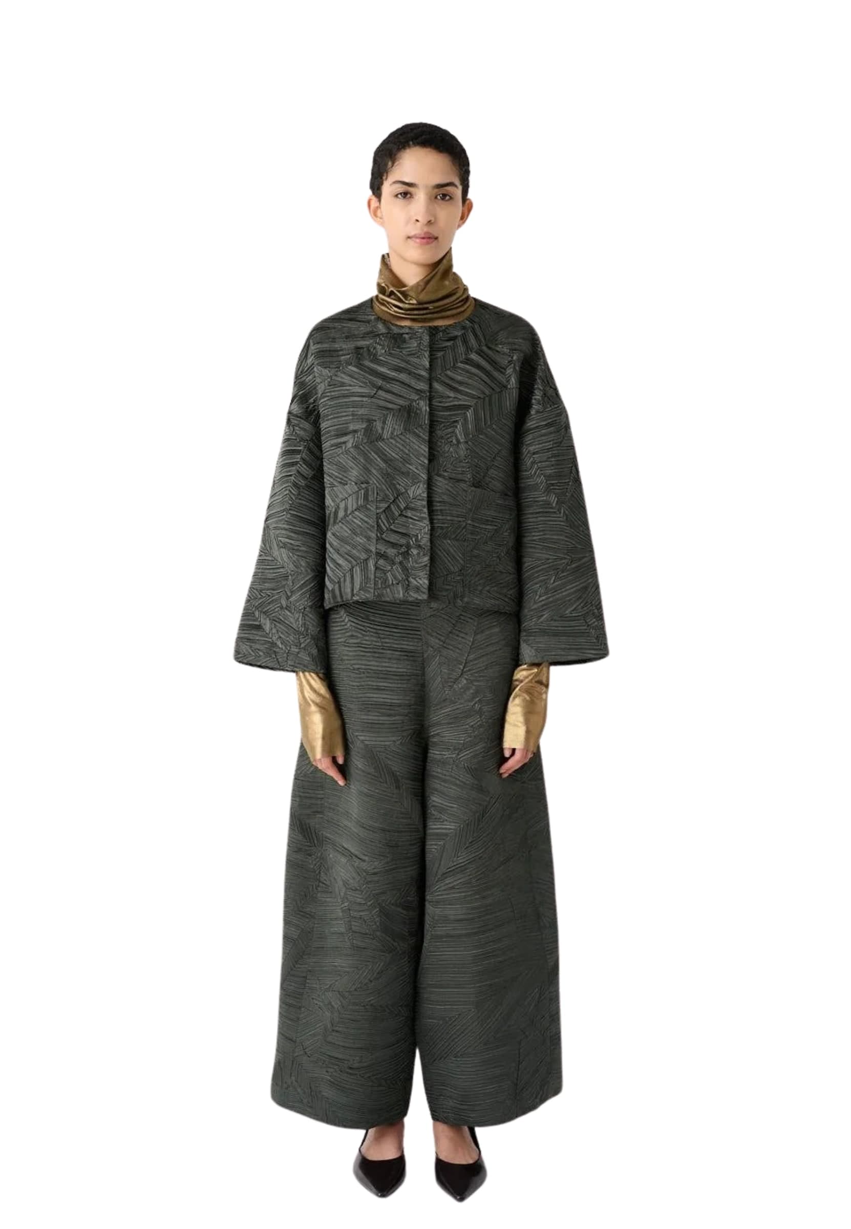 MEIMEIJ PANTALONE PLISSETTATO - 2