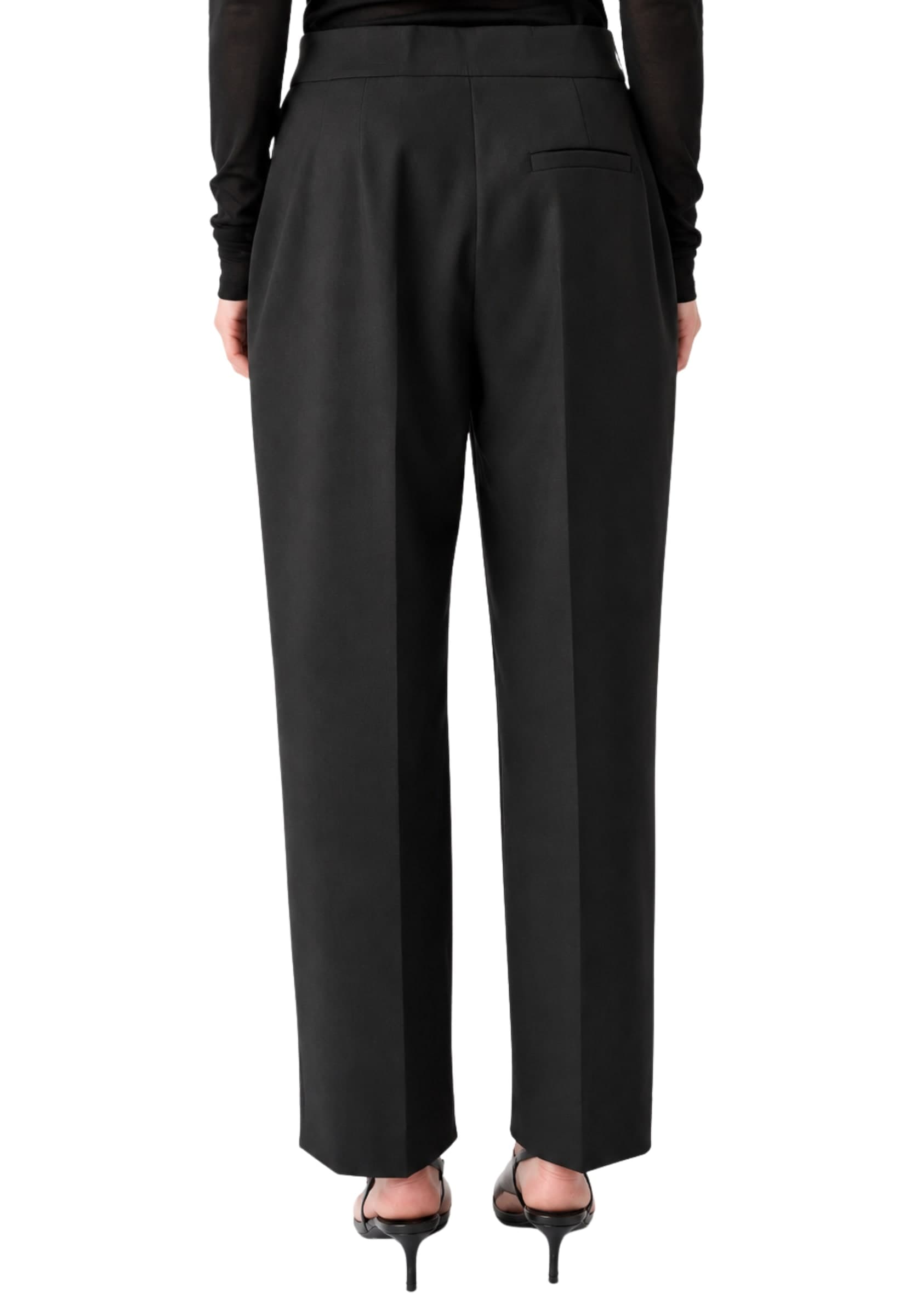 MEIMEIJ PANTALONE CLASSICO DI LINEA DRITTA IN MISTO LANA - 3