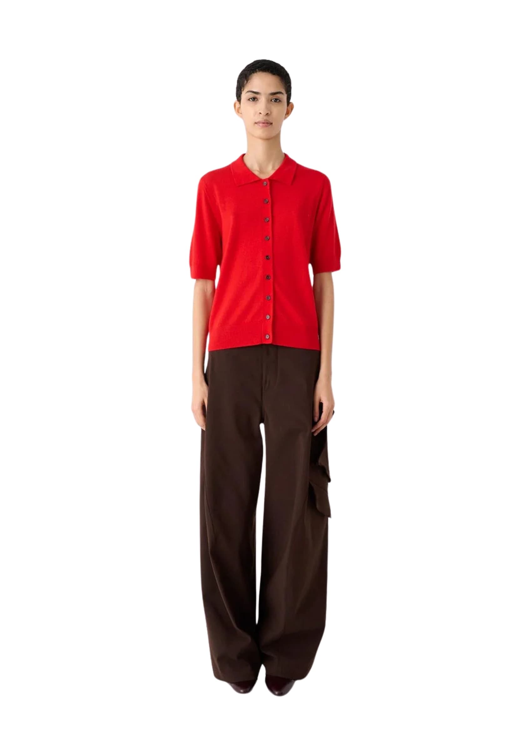 MEIMEIJ MAGLIA MANICA CORTA IN PURA LANA - 2