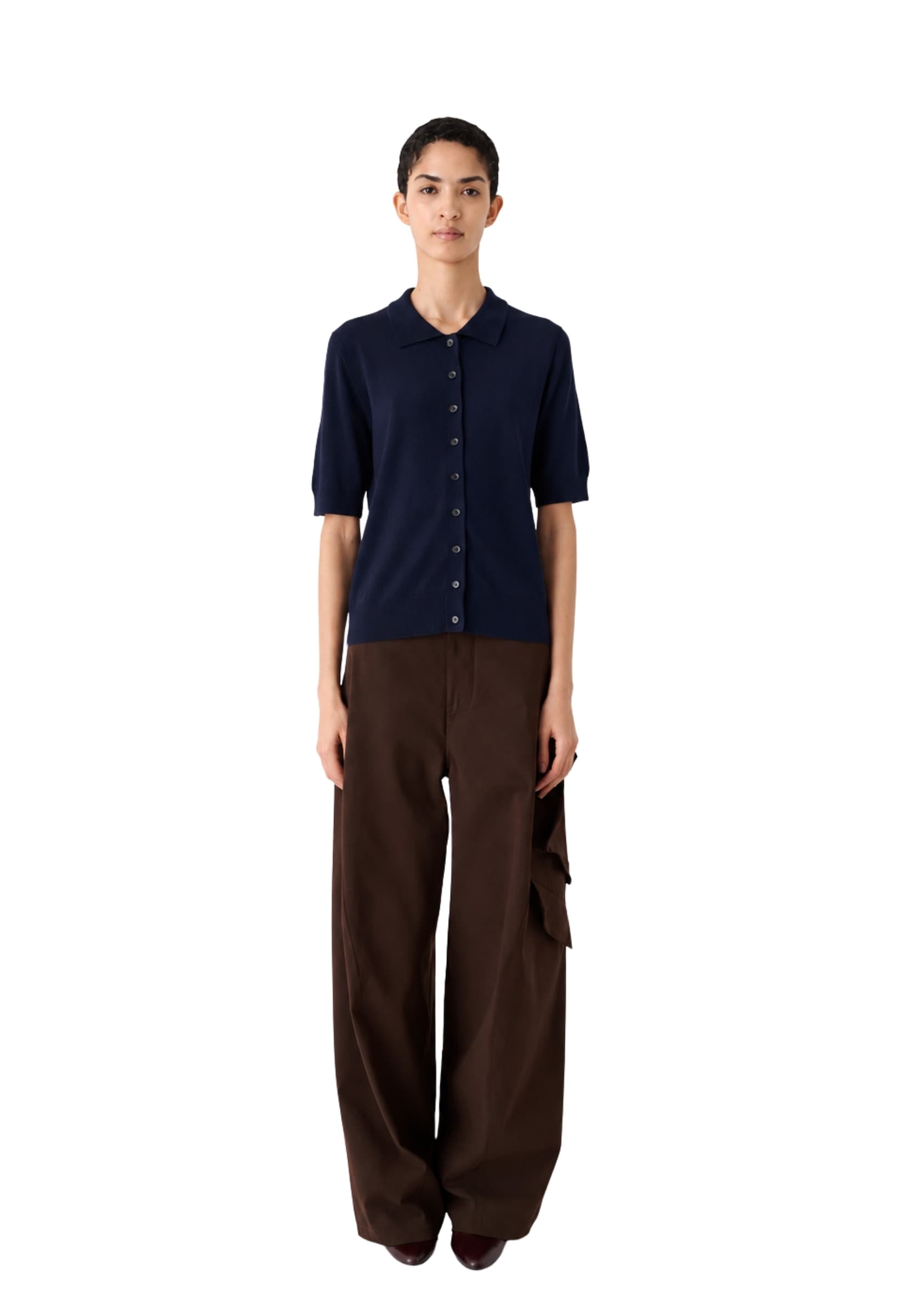 MEIMEIJ MAGLIA MANICA CORTA IN PURA LANA - 2