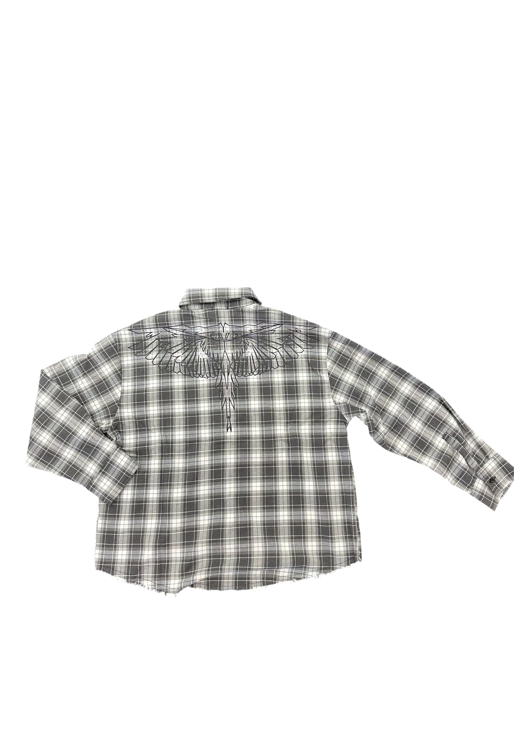 COUNTY OF MILAN Camicia sfilacciata Donna  a quadri - 2