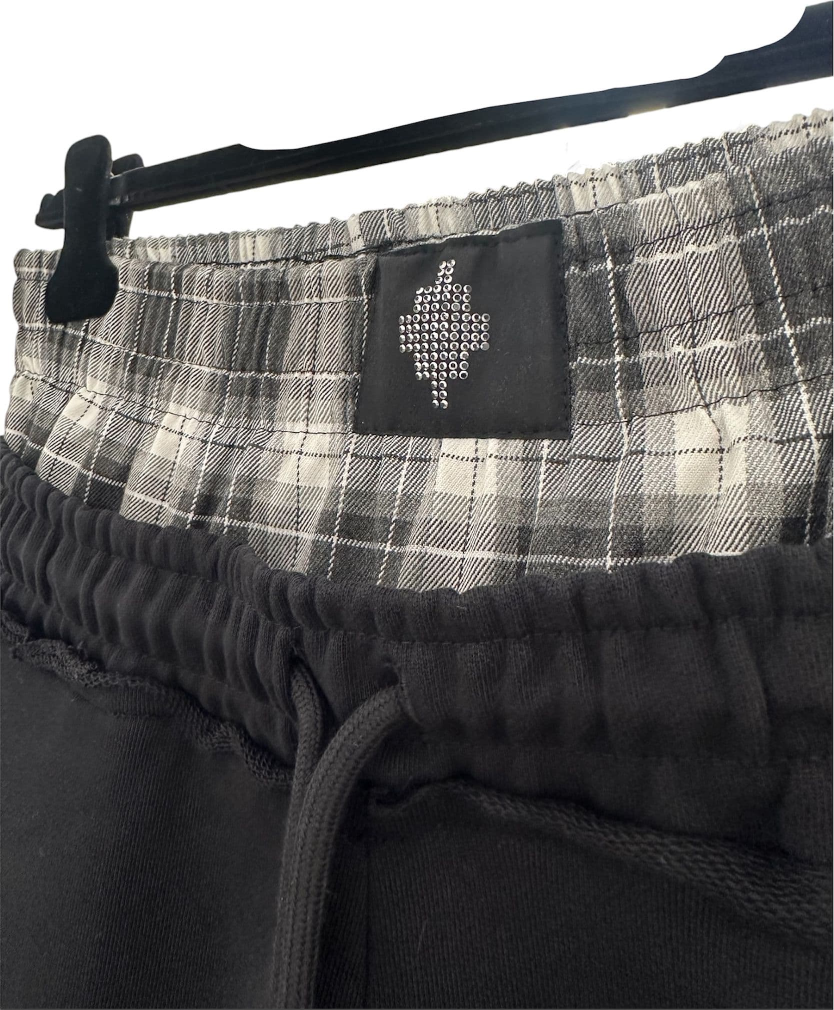 COUNTY OF MILAN Pantalone in felpa Donna  con cinto in flanella - 2