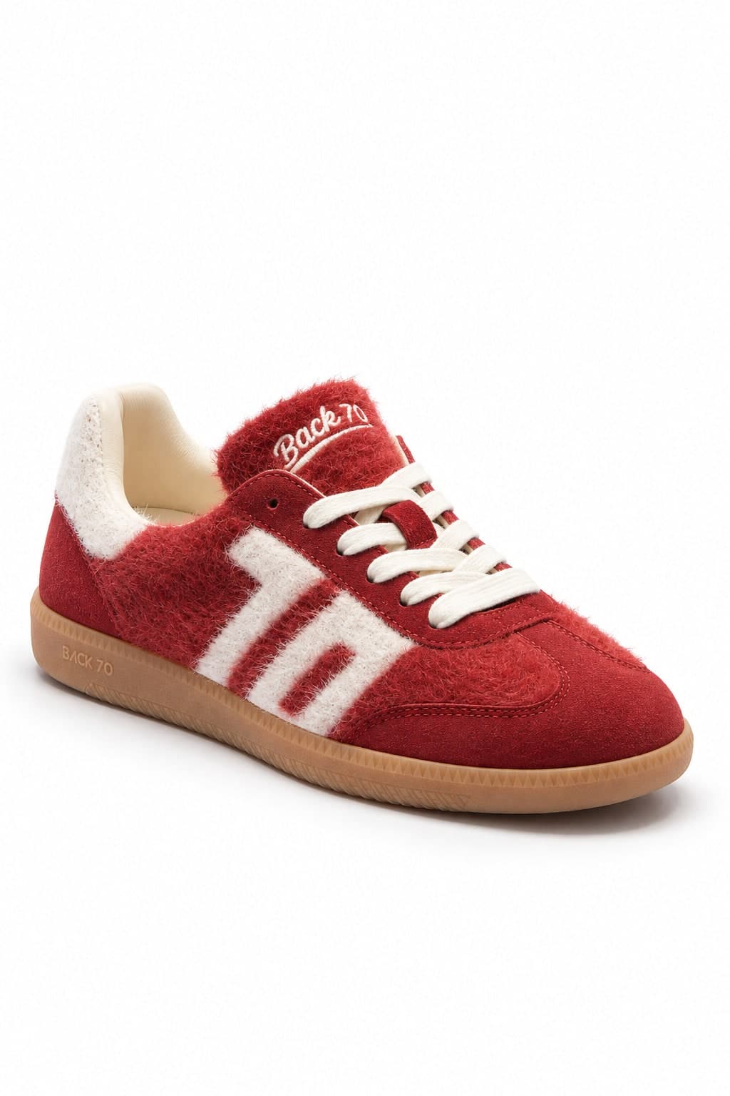 BACK70  - Sneakers - 480767 - Panna/Rosso - 3