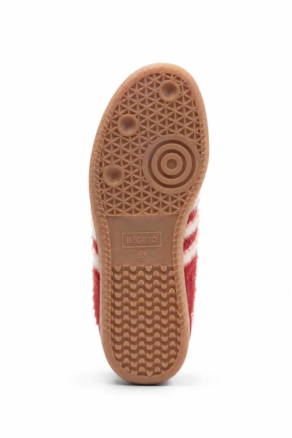 BACK70  - Sneakers - 480767 - Panna/Rosso - 5