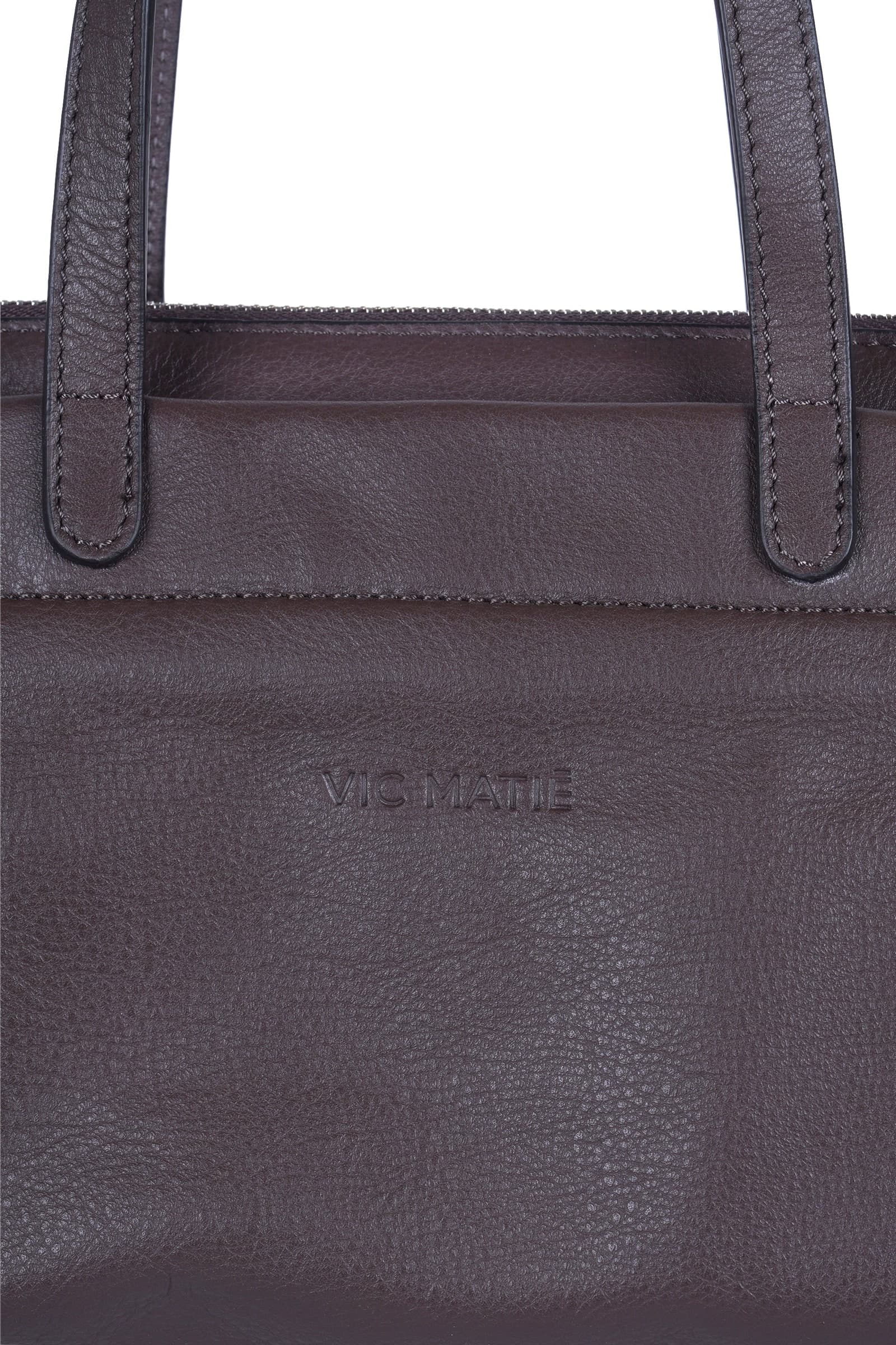 VIC MATIE Vic Matie - Borsa media - 480677 - Cioccolato - 5