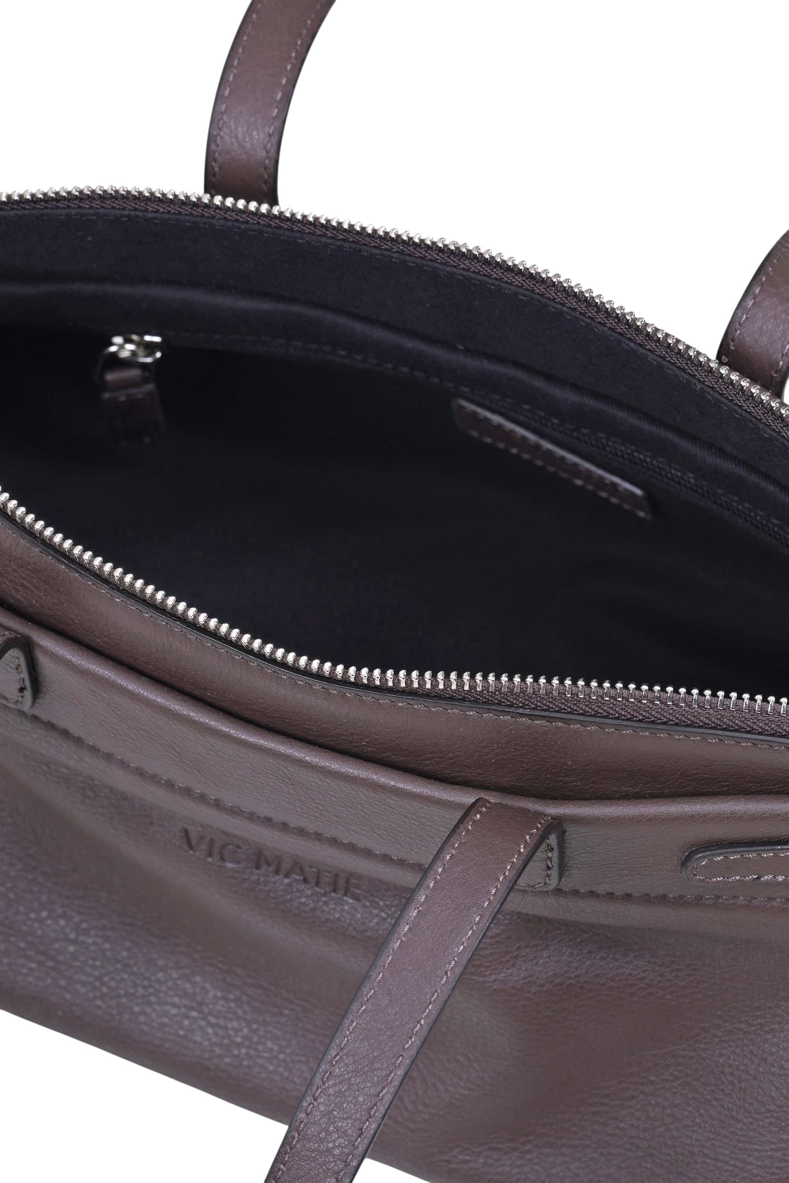 VIC MATIE Vic Matie - Borsa media - 480677 - Cioccolato - 6