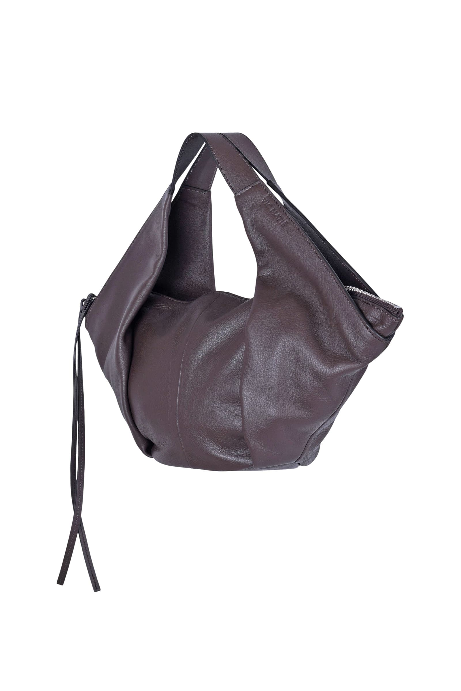 VIC MATIE Vic Matie - Borsa media - 480678 - Cioccolato - 3