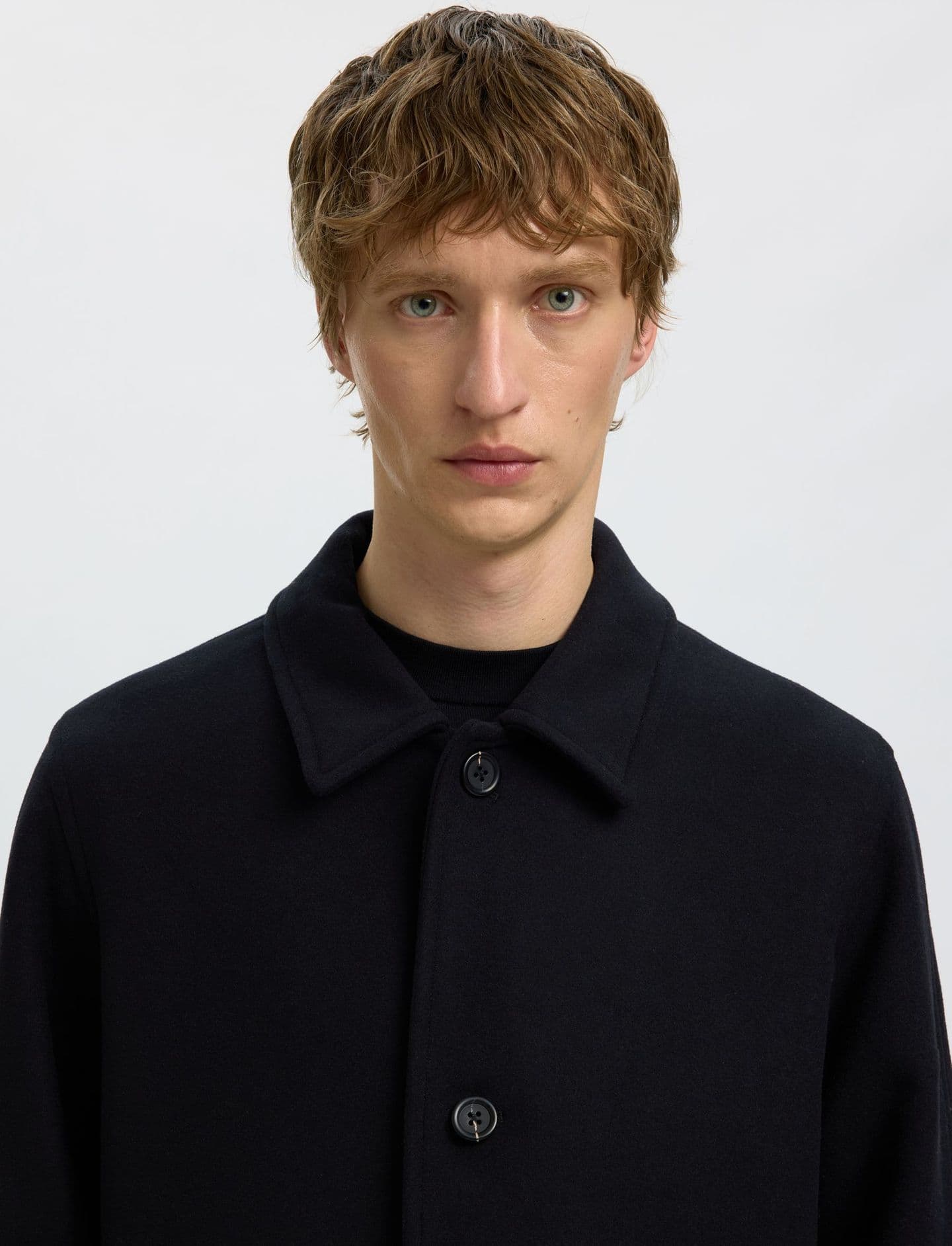 SELECTED Cappotto Uomo Selected RONNIE WOOL BLEND CAR - 5