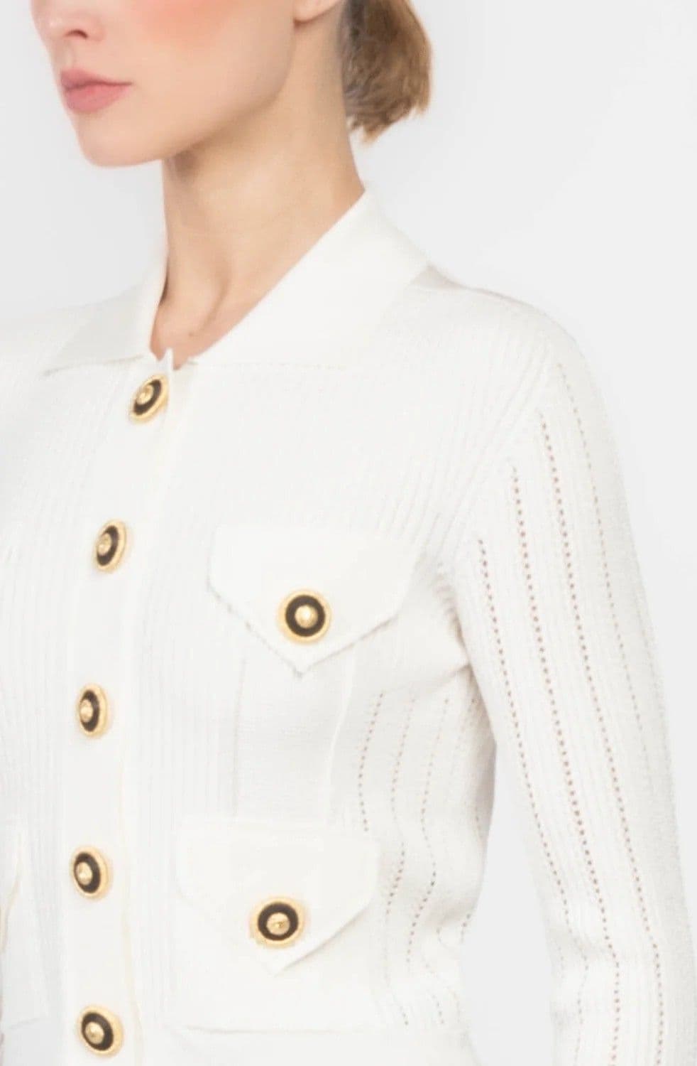 BALMAIN  Maglia con bottoni - 2