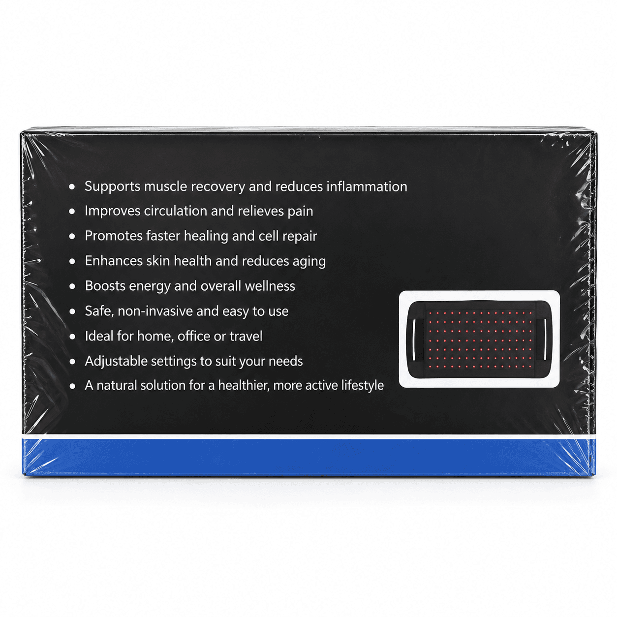 Fascia Red Light Therapy Infrarossi Portatile Addome Gambe Schiena Relax LED NIR - 4