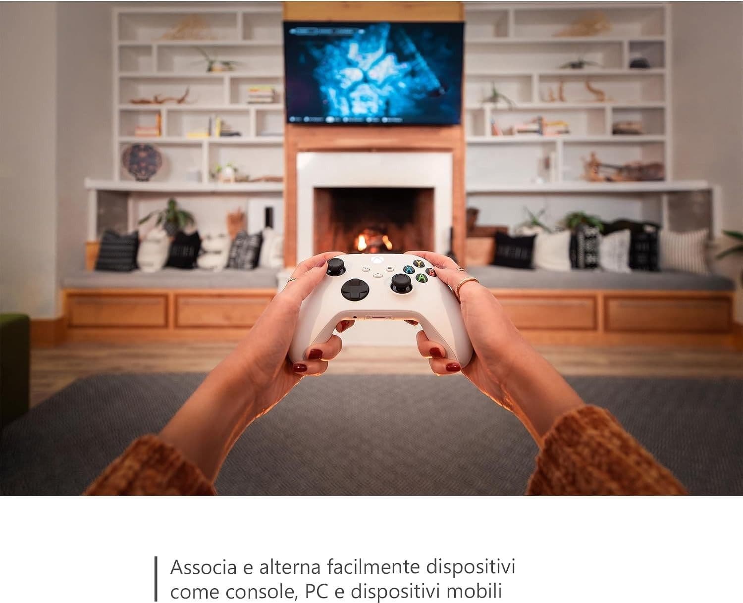 Microsoft Xbox Controller Wireless Robot White Series X|S One PC Bluetooth USB-C - 10