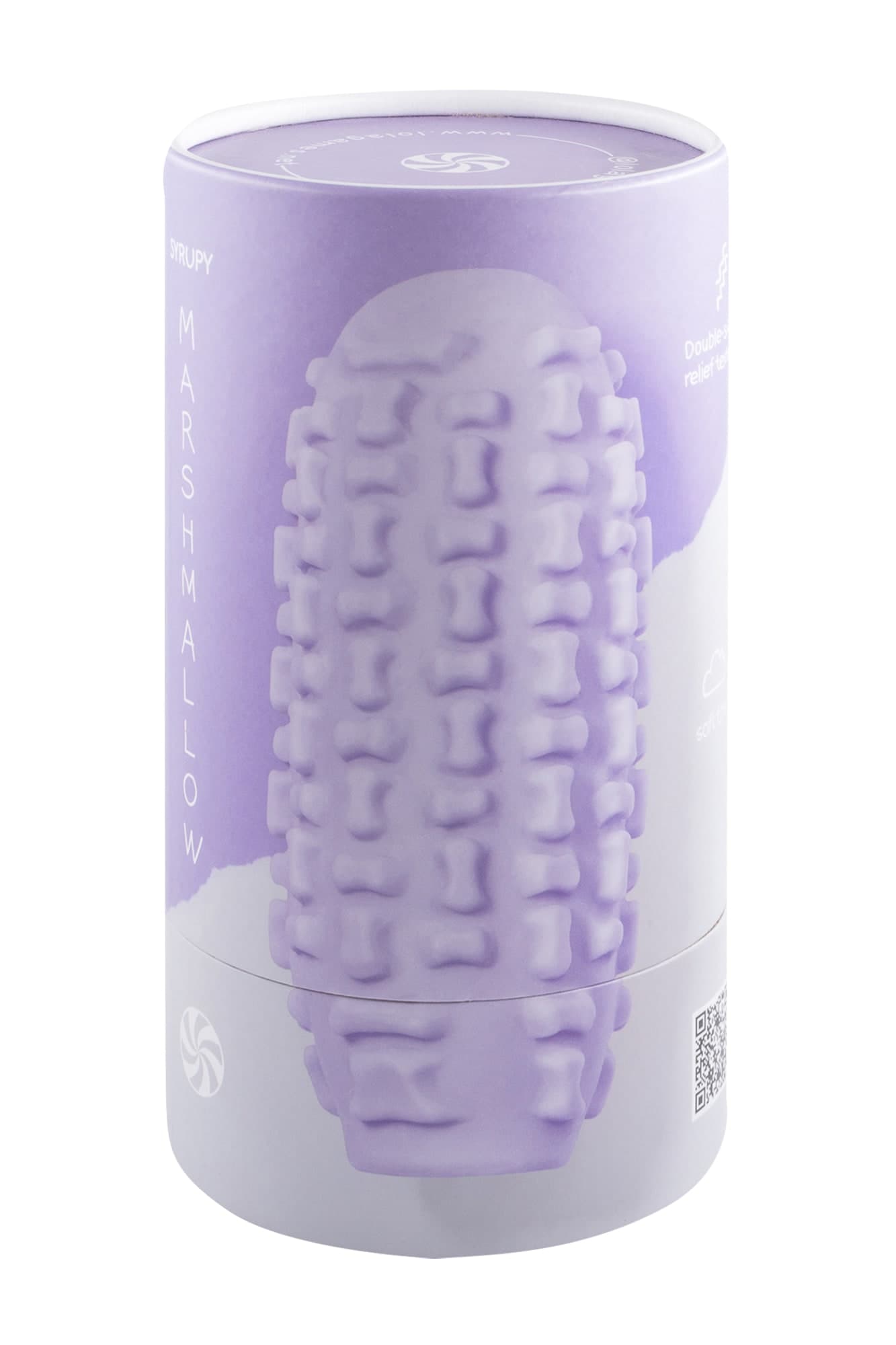 Masturbatore uomo Lola Games Marshmallow Maxi Syrupy Purple 13,7 cm TPE - 4