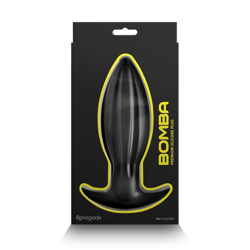 Plug anale Renegade Bomba Small 12,5 cm Ø 4 cm silicone nero - 5
