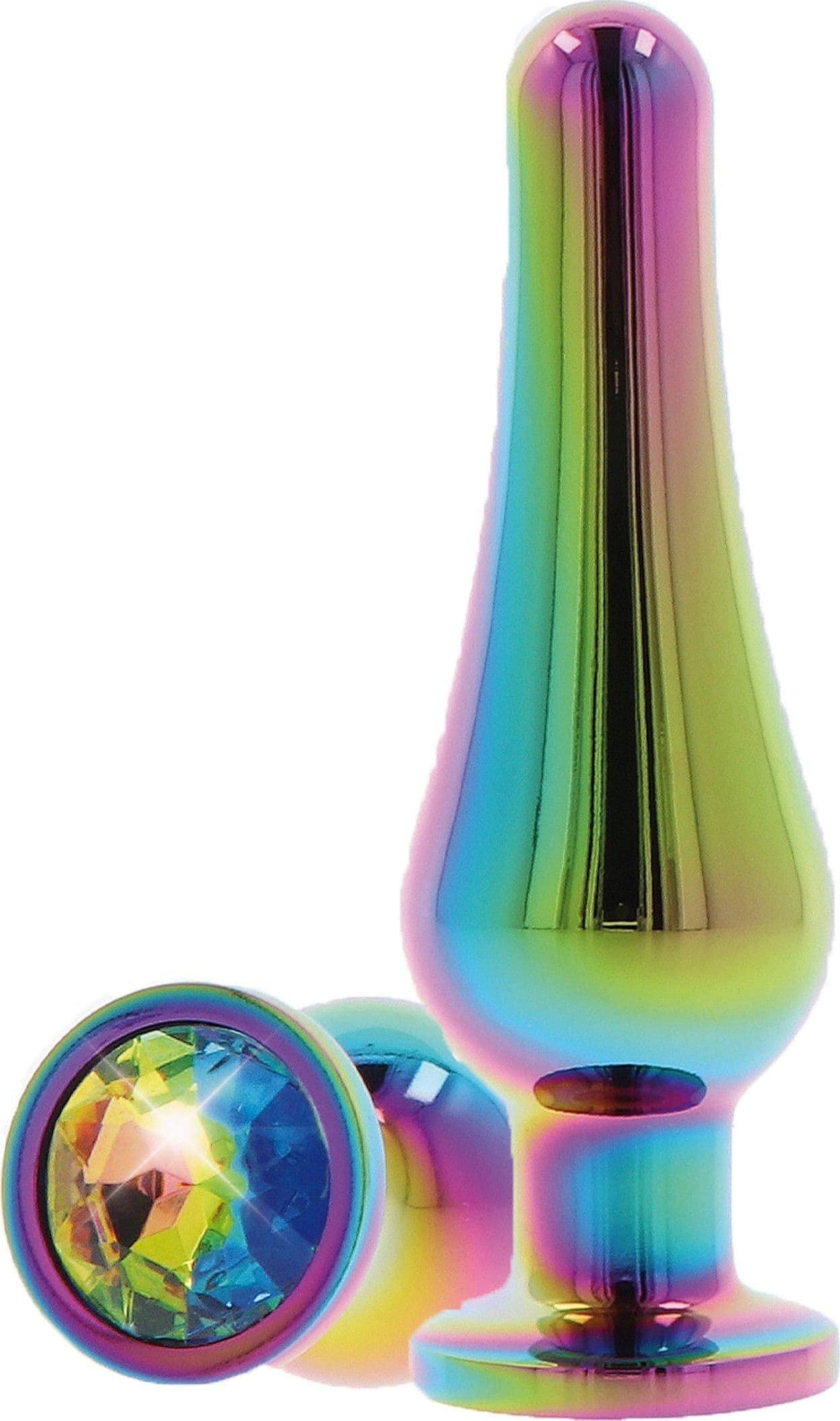 Plug anale ToyJoy Twilight Bum Bijou Small 9,5 cm Ø 3,2 cm rainbow - 2