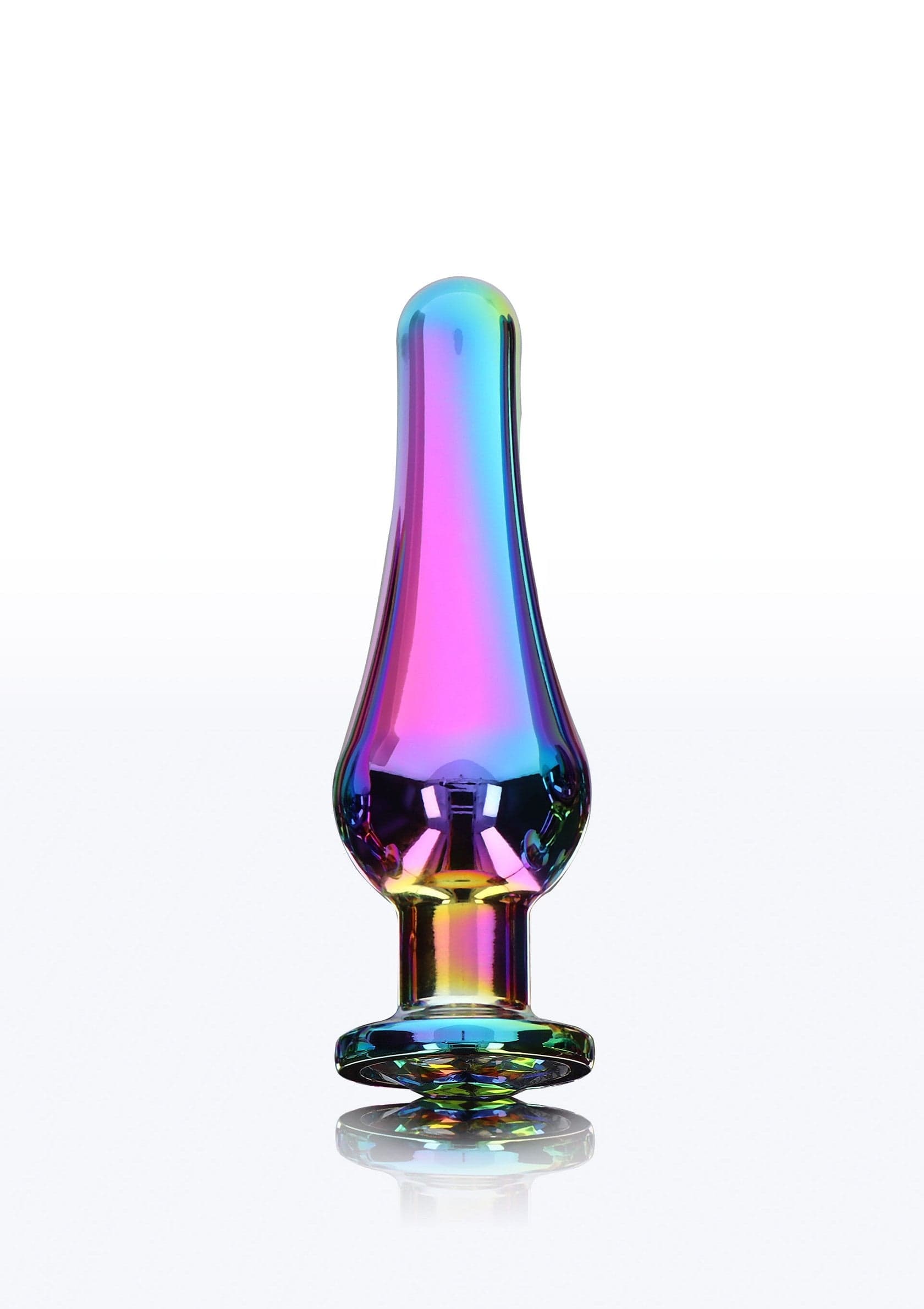 Plug anale ToyJoy Twilight Bum Bijou Small 9,5 cm Ø 3,2 cm rainbow - 3
