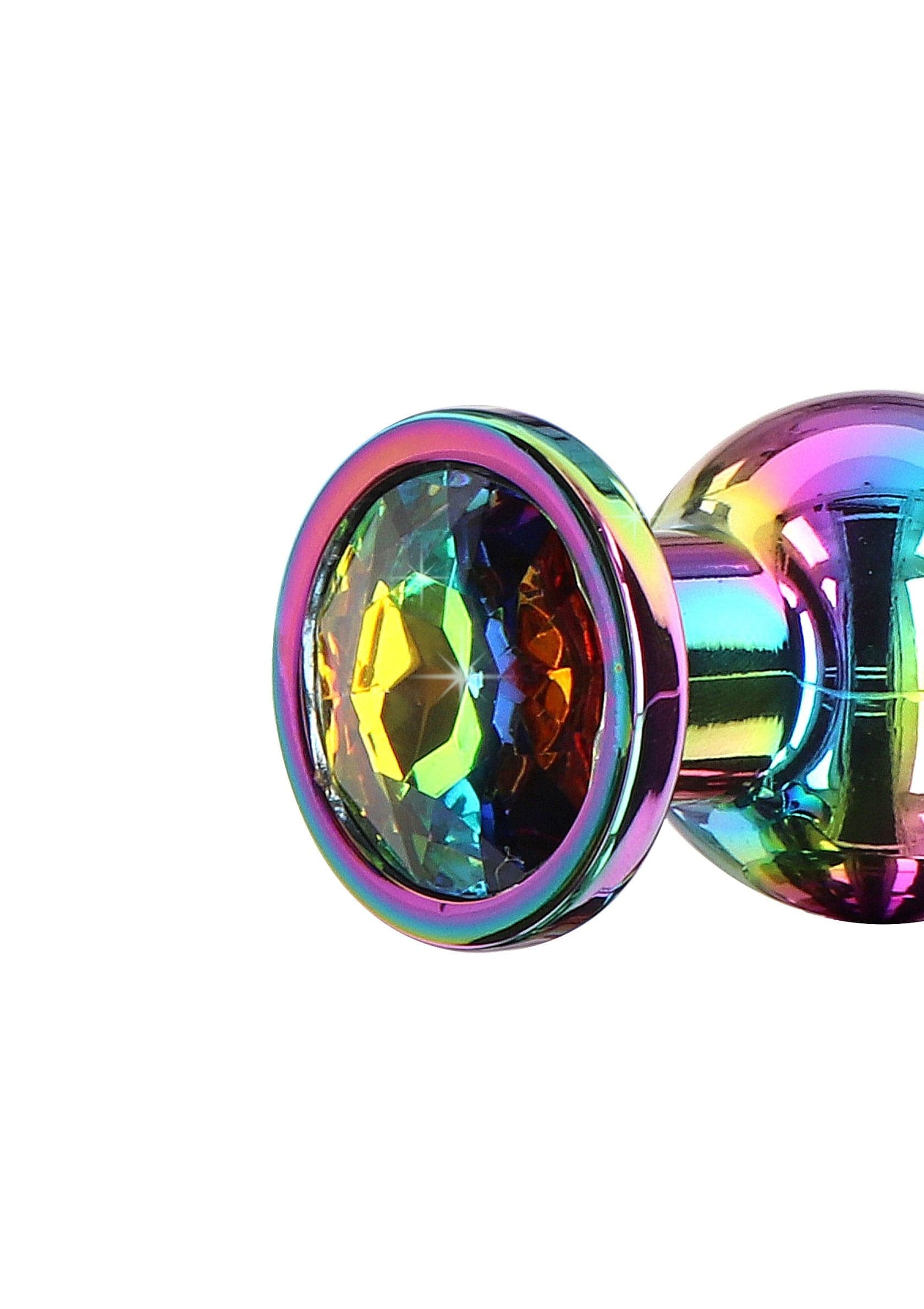 Plug anale ToyJoy Twilight Bum Bijou Small 9,5 cm Ø 3,2 cm rainbow - 4