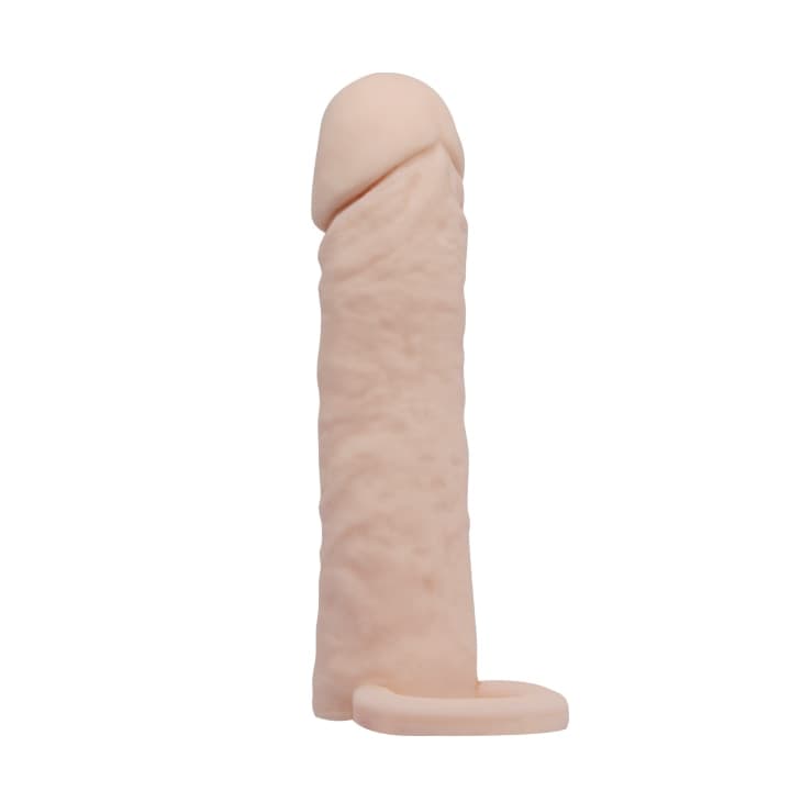 Guaina pene Pretty Love Penis Sleeve Medium 16 cm Ø 3,8 cm TPE naturale - 3