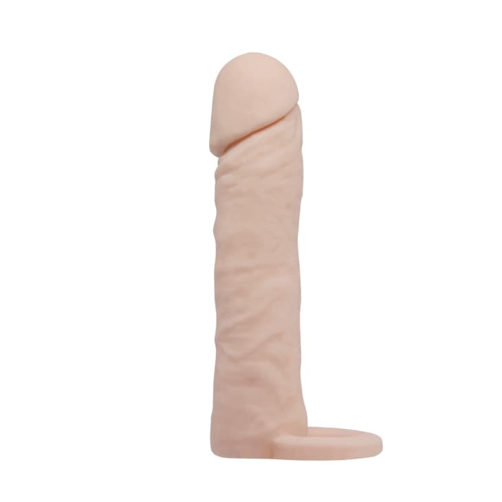 Guaina pene Pretty Love Penis Sleeve Medium 16 cm Ø 3,8 cm TPE naturale - 4