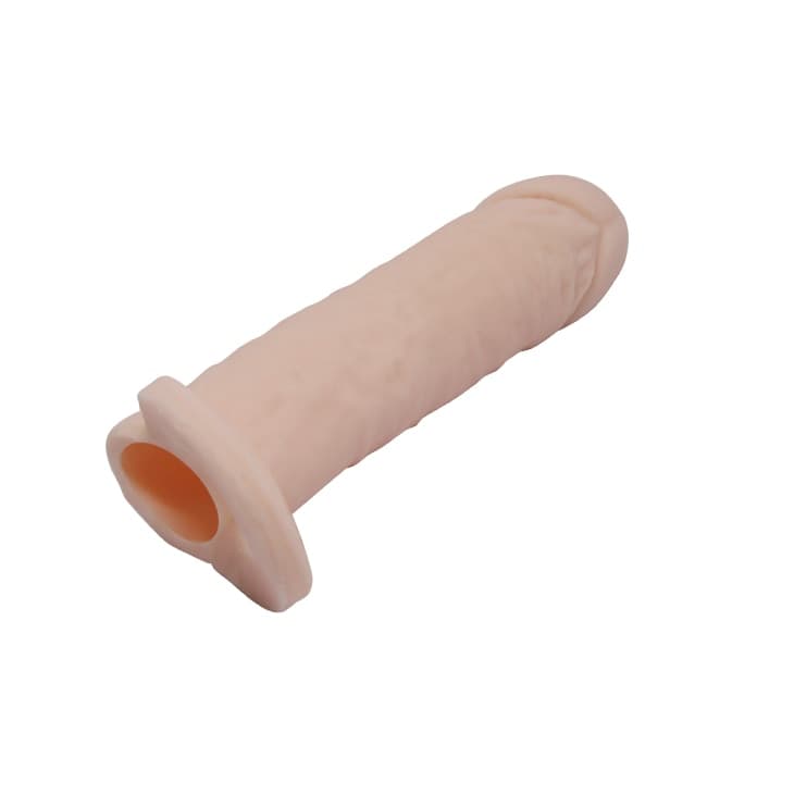 Guaina pene Pretty Love Penis Sleeve Medium 16 cm Ø 3,8 cm TPE naturale - 7