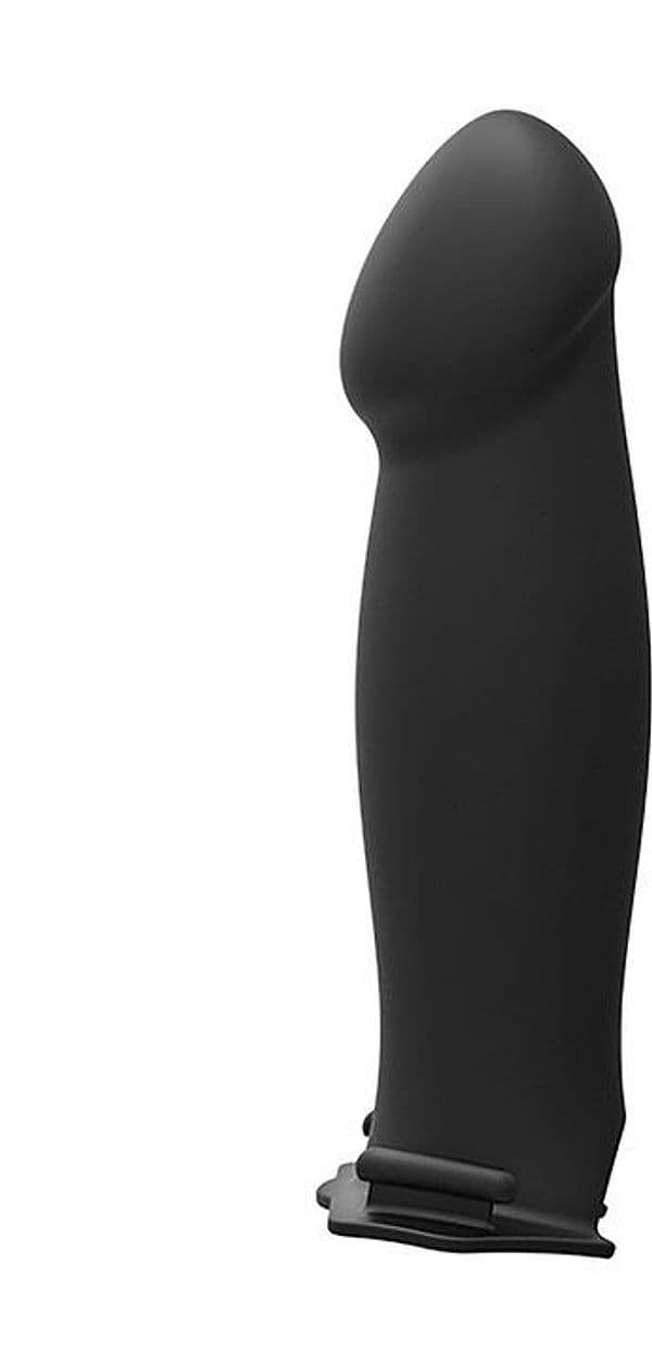 Strap-on Doc Johnson Body Extensions Be Bold 20,3 cm Ø 5,1 cm silicone nero - 3