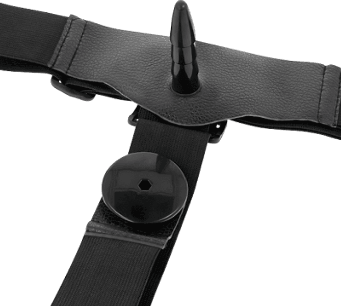 Strap-on Harness Attraction Wayne doppio dildo 16,5 cm Ø 3,5 cm regolabile - 5