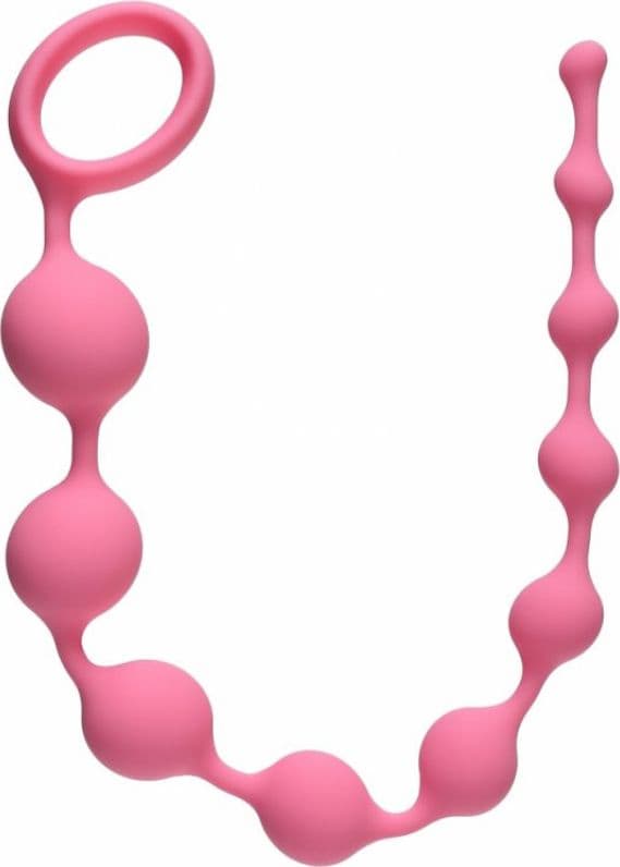 Perline anali Lola Games Long Pleasure Chain Pink 35 cm Ø 2,6 cm silicone - 2
