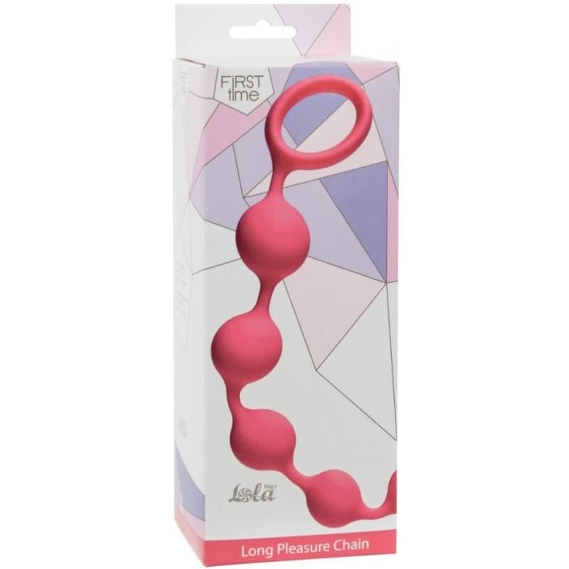 Perline anali Lola Games Long Pleasure Chain Pink 35 cm Ø 2,6 cm silicone - 3