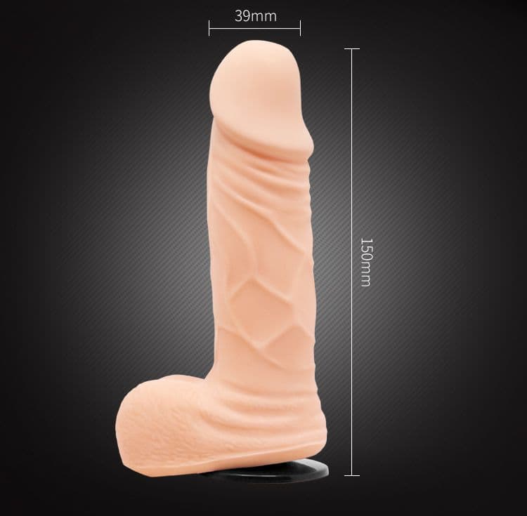 Strap-On Baile Jessica Dildo Realistico 14,5 cm Ø 3,2 cm Harness Regolabile BW-022018 - 2