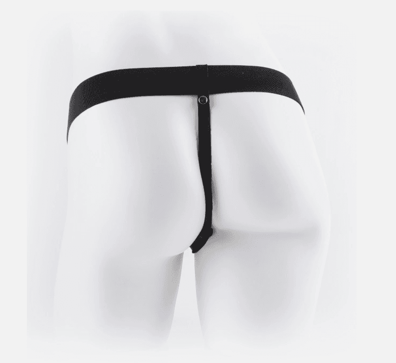 Strap-On Cavo Pipedream Fetish Fantasy 24 cm Ø 4,6 cm con Testicoli Harness Regolabile PD3374-29 - 3