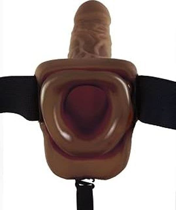 Strap-On Cavo Pipedream Fetish Fantasy 24 cm Ø 4,6 cm con Testicoli Harness Regolabile PD3374-29 - 4