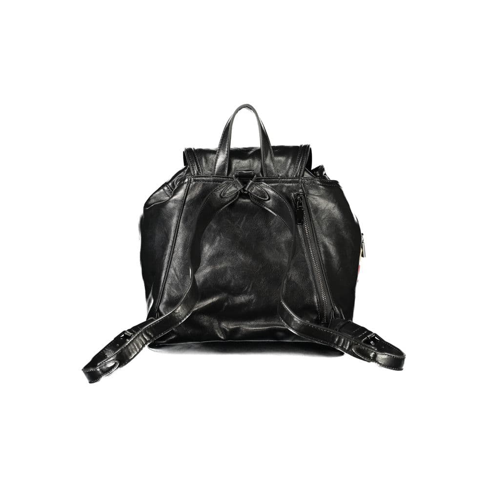 Desigual Black Polyurethane Women's Backpack - 2