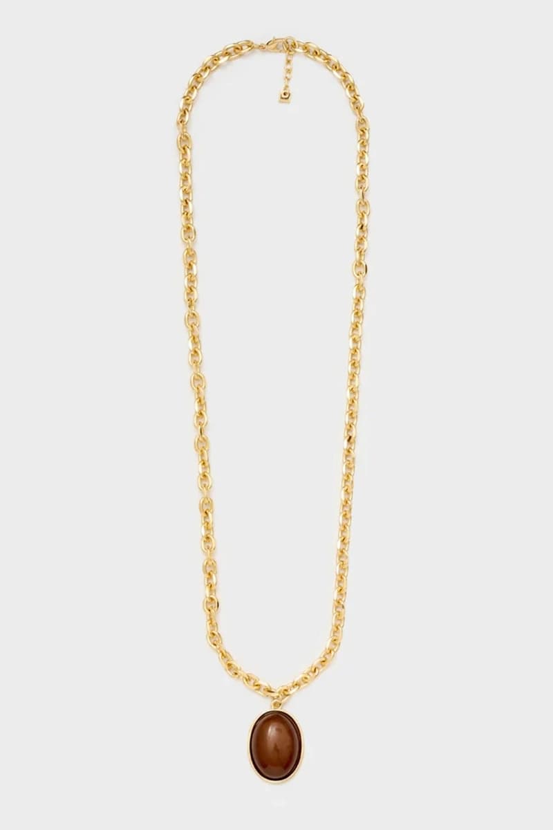 Collana Cleo lunga con pietra pendente | NALÌ - 2