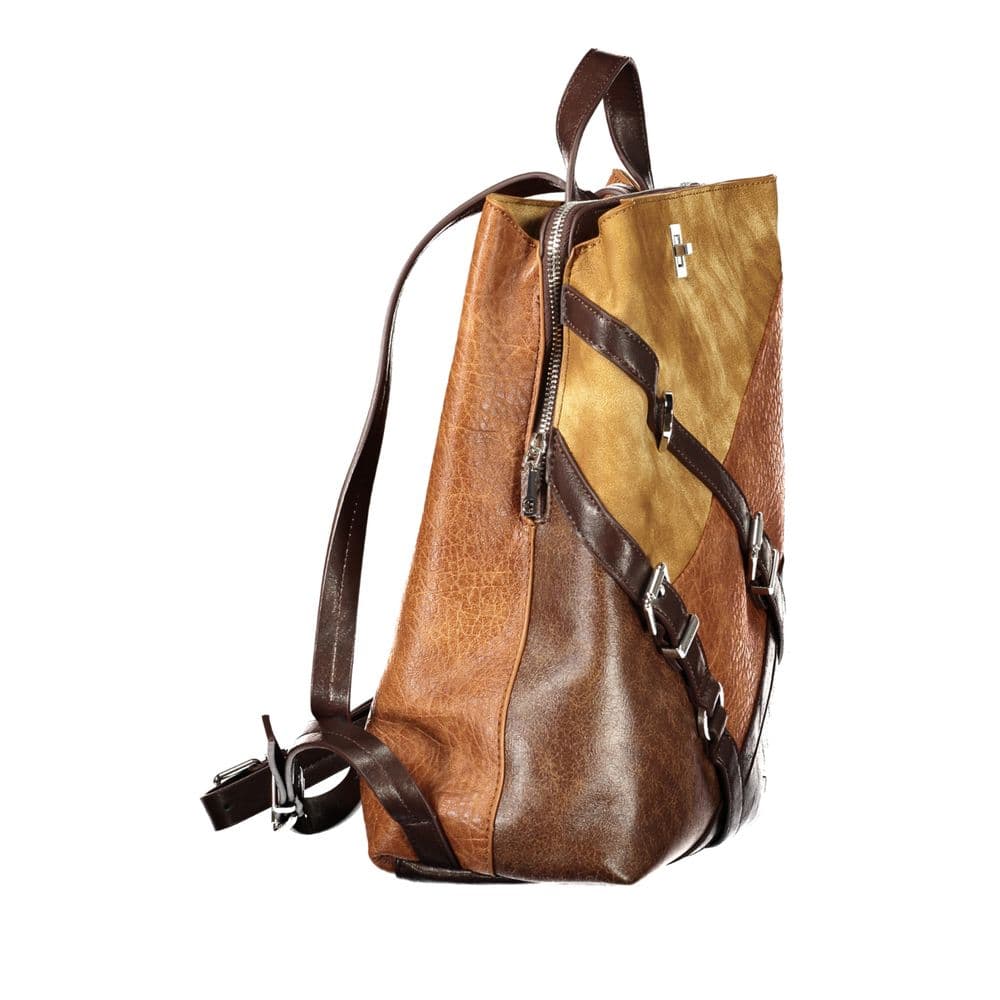 Desigual Brown Polyurethane Women's Backpack - 3