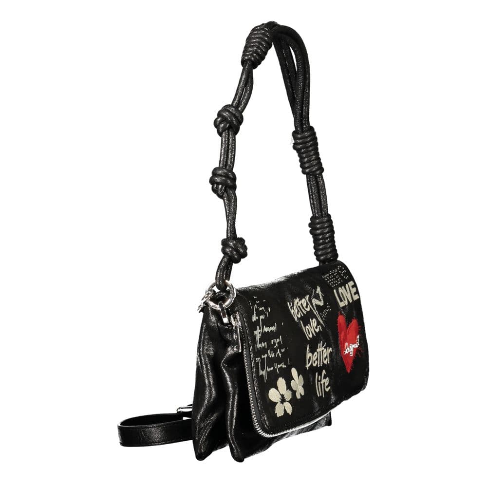 Desigual Nero Polyurethane Women's Bag for Effortless Chic Style - 3